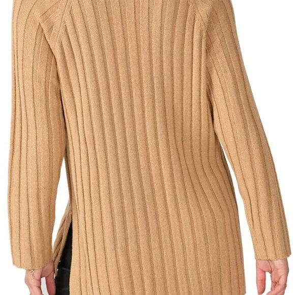 NEW Sanctuary 'Make it Cozy' Ribbed Turtleneck Tunic Sweater in Maple- Size XL - Picture 3 of 6